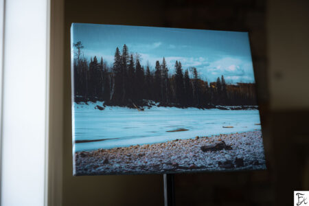 Hint Of Spring On The Smokey 11x14" Limited Gallery Wrapped Canvas
