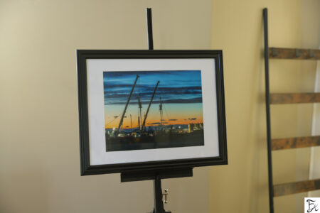"The Ground Gives At Dusk" Limited Edition Framed Matte Print