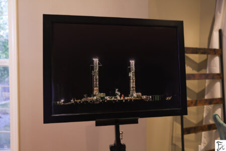 "Duelling Drillers" Limited Edition Framed Print 20x30"